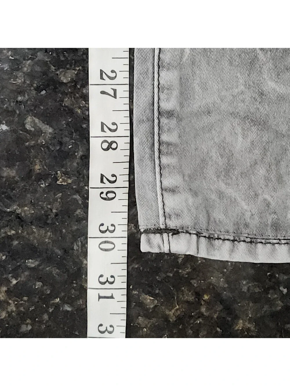 True Religion Ricky Relaxed Straight Jeans Acid Wash Gray Black Y2K Skate 31x30